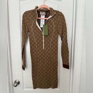 Gucci Jersey Jacquard Dress